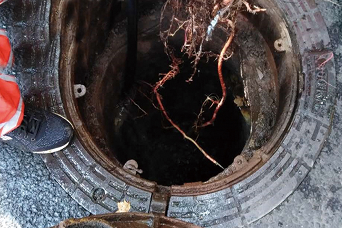 红坪镇管道预处理